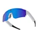 Colmi V06 AI Sports Sunglasses with Camera, White / Blue Lenses