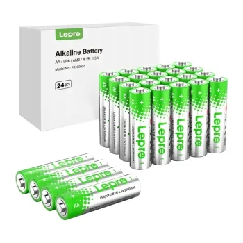 Alkaline Batteries Lepro PR130002-24 AA R6 1.5 V 2800 mAh, 24-Pack