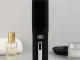 Electric Hair Straightening Brush with Ionization and Display, Black
