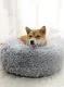 Round Pet Bed, 50 cm, Grey