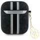 Guess AirPods 1 / 2 Case 4G Printed Stripes Charm, Black