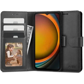 Tech-Protect Wallet Case for Samsung Galaxy XCover 7 Black