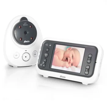 Alecto DVM-77 Video Baby Monitor with 2.8" Color Display, White