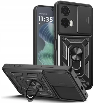 Tech-Protect CamShield Pro Case for Motorola Moto G35 5G, Black