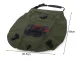 Portable Camping Solar Shower with Thermometer, 20L, Green