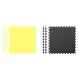 Puzzle foam mat 180x180cm 9 pcs grey yellow