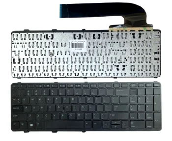 HP ProBook 450, 455, 470, 650 Keyboard, Black