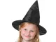Witch Hat for Halloween Costume Accessory, Black