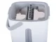 Flat Mop with Dual-Chamber Bucket and Squeezer, White/Grey