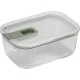 Mepal EasyClip Glass Food Storage Container Set 3-Piece, Nordic Sage