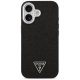 Guess Glitter Triangle Logo MagSafe Phone Case Cover iPhone 17 - Black