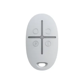 Ajax SpaceControl Key Fob with Panic Button, White