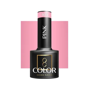 Ocho Nails Pink 305 Hybrid Gel Polish, 5 g