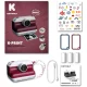 Kidywolf K-PRINT 418269 Instant Camera with Selfie Function, Red