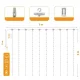 LED Curtain Lights 100 LEDs 9.8x3.3 ft Telcon for Indoor Outdoor Decor, Warm White