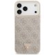 Guess 4G Triangle Logo & Big Strap Metal Buttons MagSafe Phone Case Cover iPhone 17 Pro Max - Pink