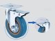 75mm Swivel Caster Wheel with Brake, 3 Inch Rubber Wheel for Furniture, Trolley