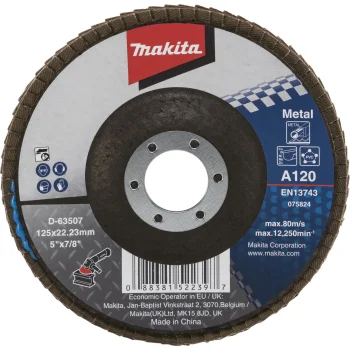 Makita Flap Disc 125 mm, A120