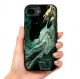 Tech-Protect Lamano MagSafe Case for iPhone 16e / 17e - Black and Green