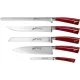 Kitchen Knife Block Set Berkel Elegance Set 5-piece, White / Silver