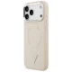 Guess Triangle Logo MagSafe Phone Case Cover iPhone 17 Pro Max - Beige