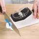 Electric USB Knife Sharpener, White/Black