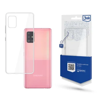 Samsung Galaxy A51 5G 3MK Clear Case Cover, Transparent