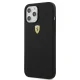 Ferrari iPhone 12 Pro Max Case On Track Silicone, Black