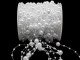 White Pearl Christmas Tree Garland 5m 8mm