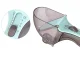 Adjustable Kitchen Measuring Spoons, 2 pcs, Blue