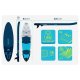 Aquasurf Inflatable Stand Up Paddle Board Set 320 x 84 x 15 cm Neo-Sport 170206