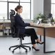 ModernHome Ergonomic Office Chair High Back Swivel Desk Chair with Lumbar Support, black