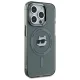 Karl Lagerfeld iPhone 15 Pro Max Case IML Metal Choupette Head MagSafe, Black