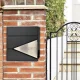 Mailbox for Letters and Newspapers, Steel, Anthracite
