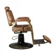 Gabbiano Boss \"Old Leather\" Barber Chair, Light Brown