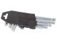 Allen and Torx Key Set 1.5-10mm, 9 pcs, Silver