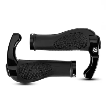 Rockbros BT1007B Bicycle Grips Set with Horns, Black