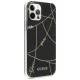 Guess Gold Chain Collection Case for iPhone 12 Pro Max, Black