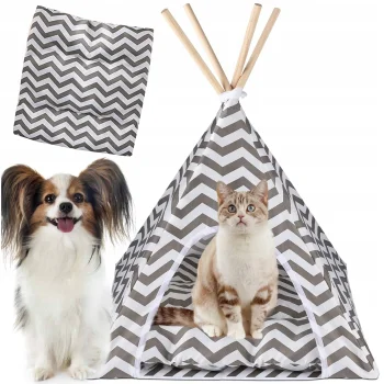 Pet Teepee Tent Bed Sofa Nest Sleeping Place for Cats Dogs