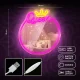 Forever Light Mirror LED Neon QUEEN, Warm White/Pink
