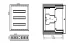 TIBOX Flush Mount Metal MCB Distribution Box 440x600x115mm, 3x16P, IP54