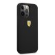 Ferrari iPhone 13 / 13 Pro Case Silicone Metal Logo MagSafe, Black