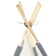 Ecotoys Kids Tipi Tent Wigwam (120x120x160 cm)