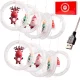 LED Window Curtain Lights with Stars and Figures 3m 125 LED, Warm White