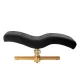 Professional Eyelash Extension Bed Sillon Corona Gold Base, Black