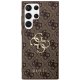 Guess 4G Big Metal Logo vāciņš Samsung Galaxy S24 Ultra brūns