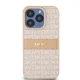 DKNY iPhone 15 Pro Case Mono Stripe & Metal Logo, Pink