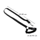 Adjustable Dog Car Seat Belt with Headrest Restraint, 45-80 cm, Black