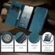 Samsung Galaxy A34 (SM-A346) CASEME Wallet Magnetic Leather Case Cover, Blue