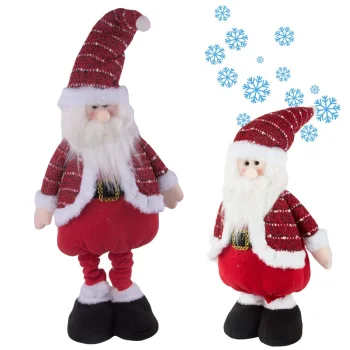 Christmas Gnome with Telescopic Legs, 60-100 cm, Red